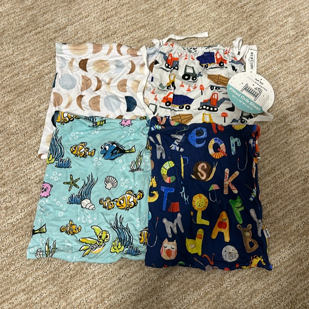 LITTLE SLEEPIES CRIB SHEET BAGS BUNDLE (CRIB SHEETS NOT INCLUDED)